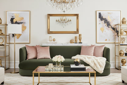 The Kelly 93.5" Velvet Upholstered Sofa