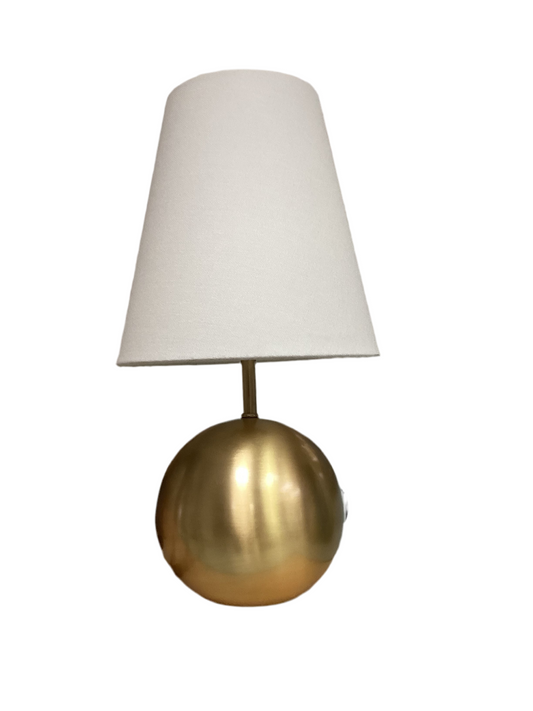 Round Gold Table Lamp