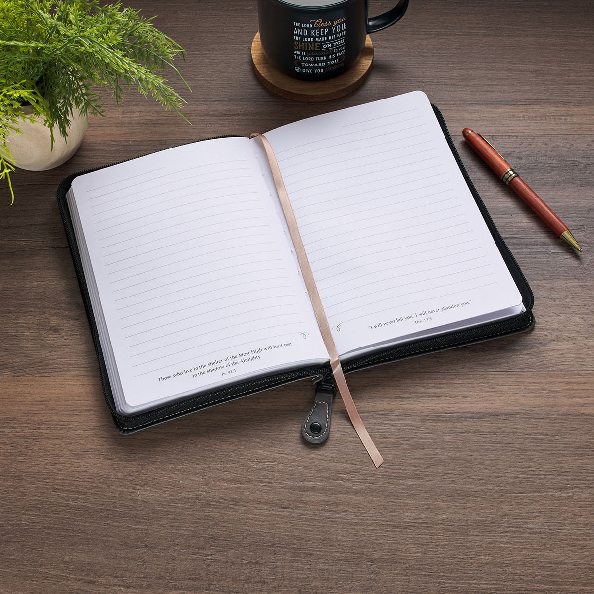 Journal Classic Zip Black I Know the Plans Jer. 29:11