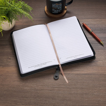 Journal Classic Zip Black I Know the Plans Jer. 29:11