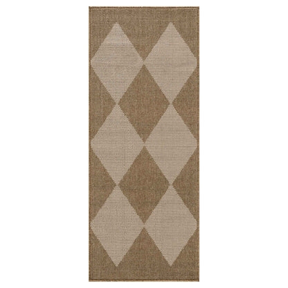Natural Diamond Runner Rug- 3' x 6'