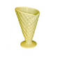 Ceramic Waffle Cone-Yellow