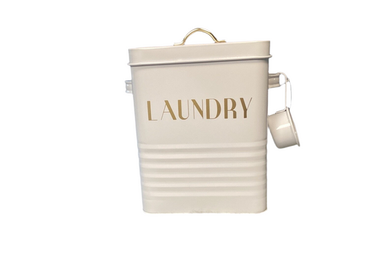 Laundry Tin with Cup