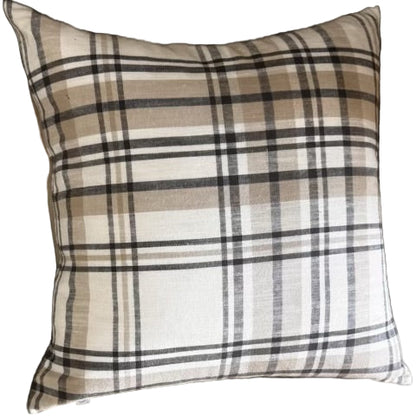 Plaid Euro Pillow- Open Box