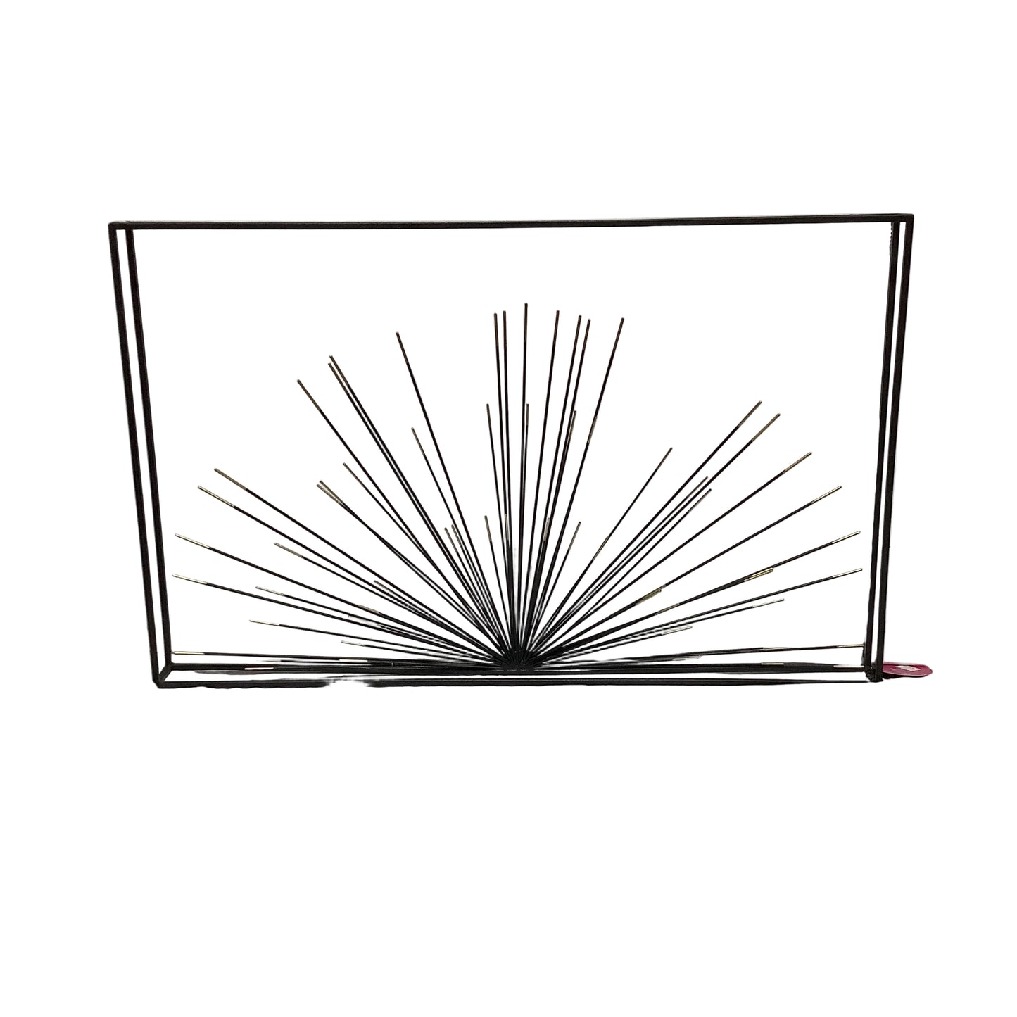 32”x20” Metal Wall Art  Black & Gold