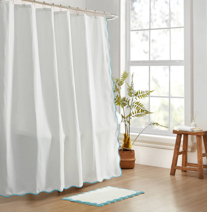 Wave Bath Mat (Sky Blue)-16"x24"