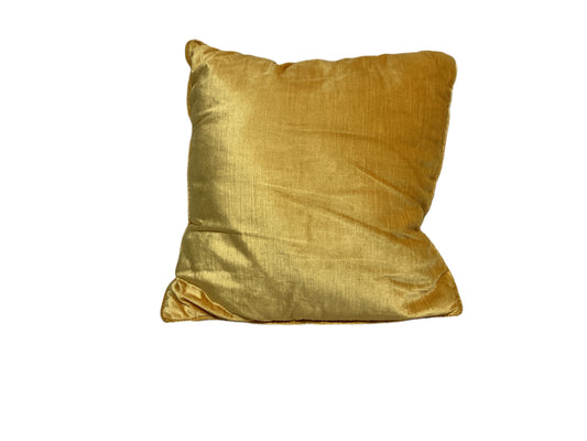 Golden 16”x16” Decorative Pillow -open box-