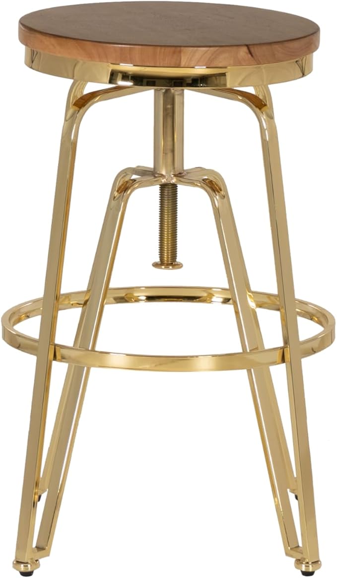 Gold Metal Barstool