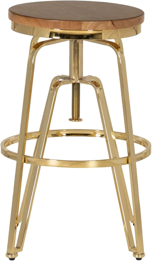 Gold Metal Barstool