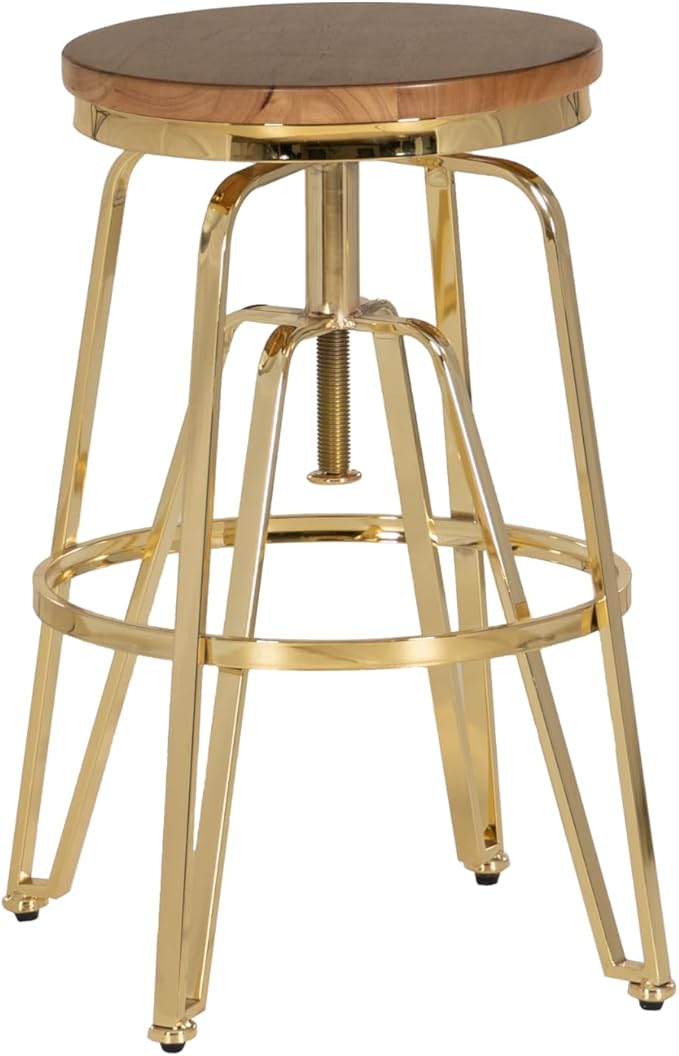 Gold Metal Barstool