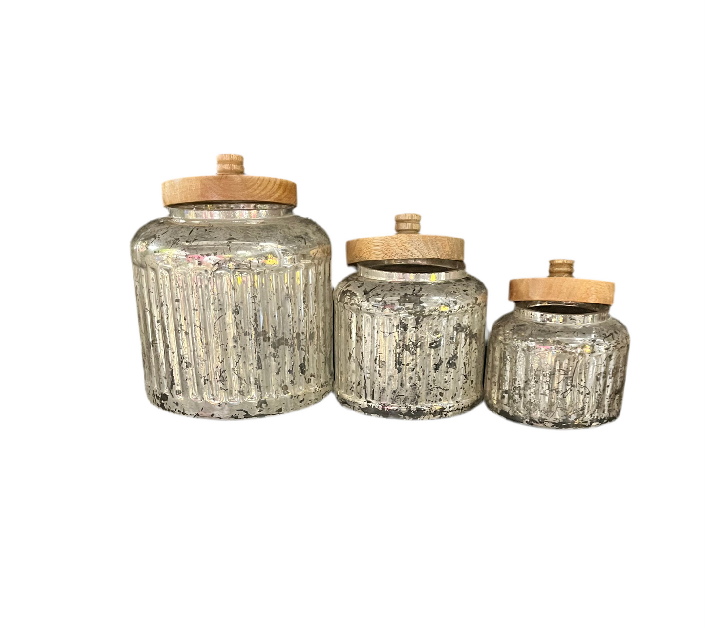 Decorative Glass Jars-OPEN BOX