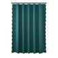 Teal Wavy Shower Curtain
