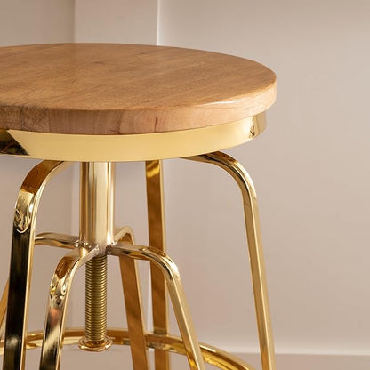 Gold Metal Barstool