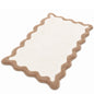 Beige Wave Bath Mat- 16"x24"