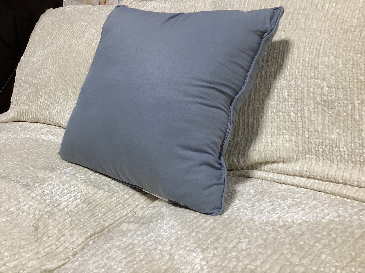 Powder blue 16”x16” pillow