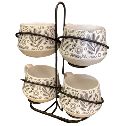 Ceramic Coffee Mug set of 4