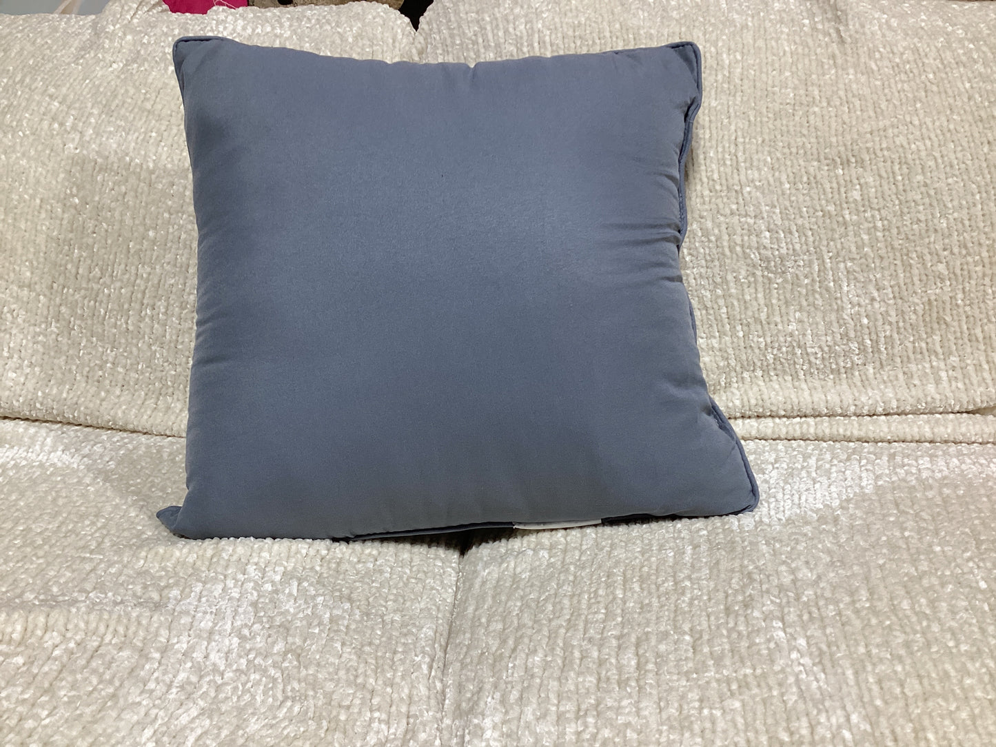 Powder blue 16”x16” pillow