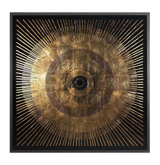 Brilliance - 48" X 48" - Charcoal Frame