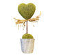 Heart Shaped Faux Plant