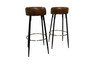 Faux leather bar stool (set of 2)- Local Pick Up Only