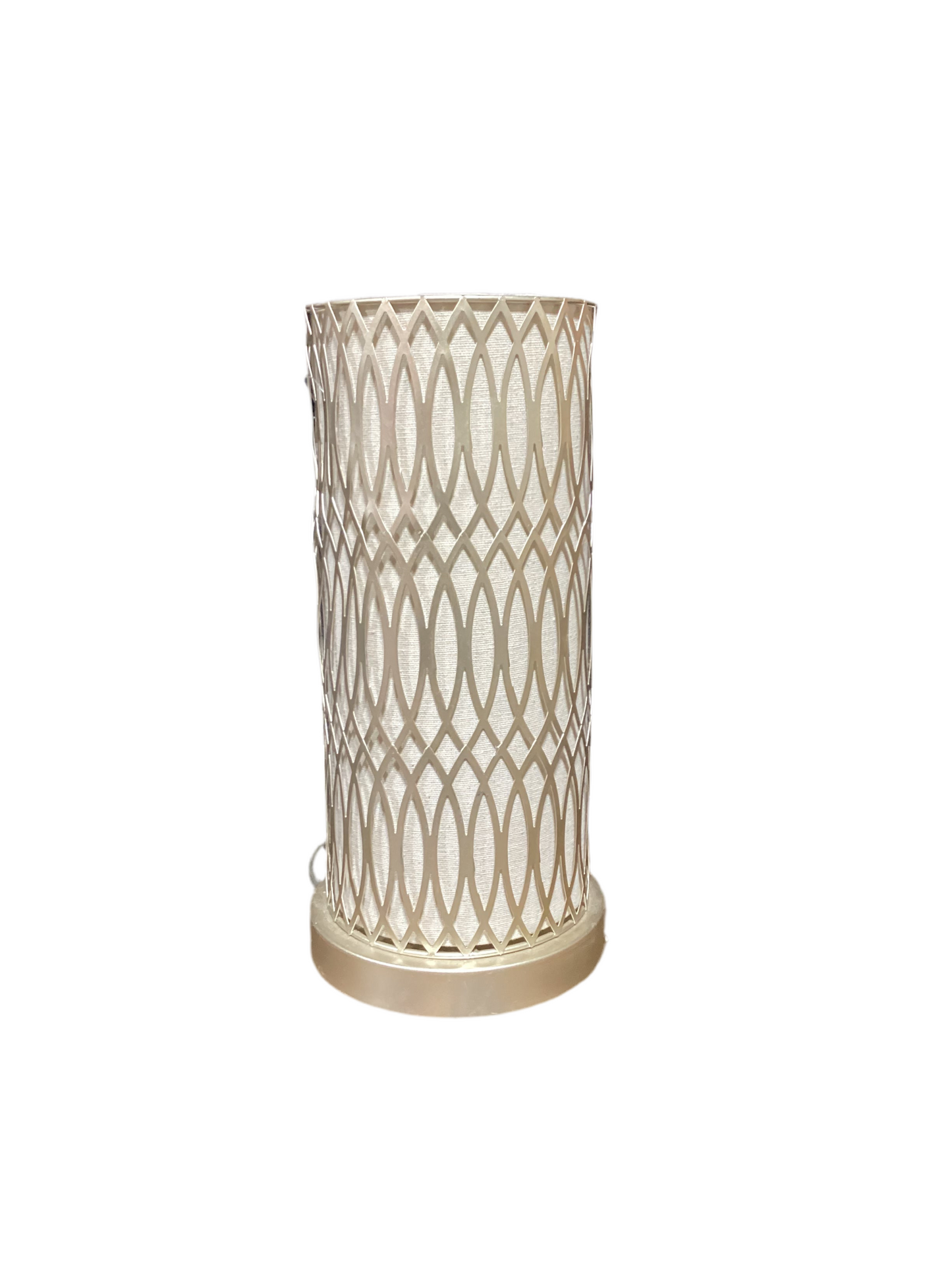 White & Gold lantern lamp