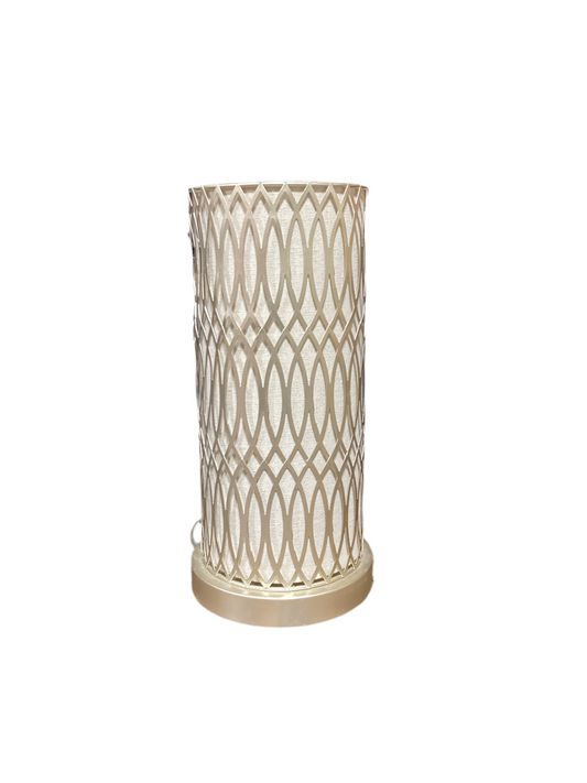 White & Gold lantern lamp