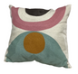 Multi colored 16”x16” decorative pillow -open box