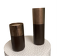 Bronze Flower Vases (set of 2)