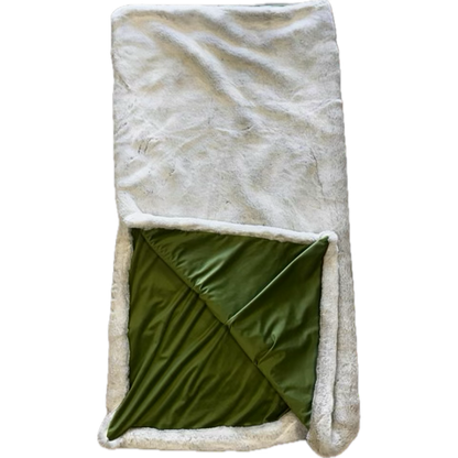 Reversible Faux Fur Throw