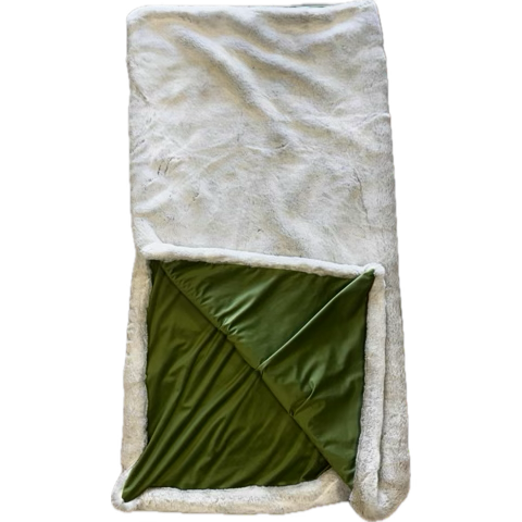 Reversible Faux Fur Throw