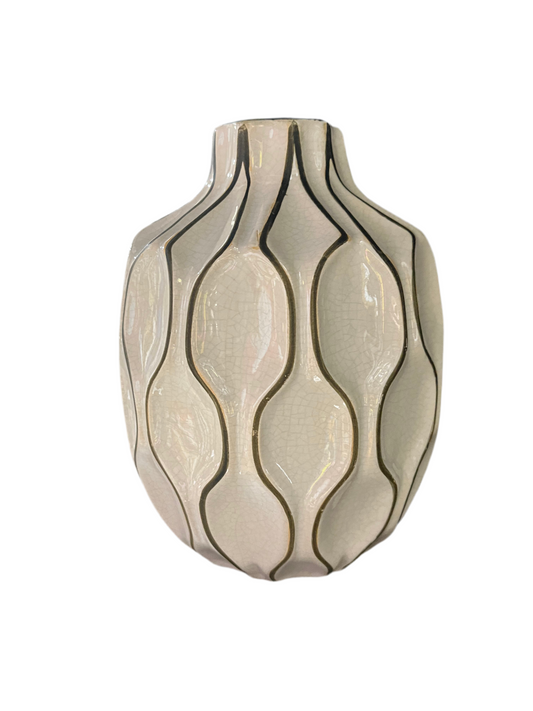 Small BoneWhite Decor Vase