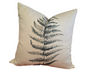 Cozy Modern Fern Leaf Pillow