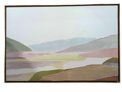 Abstract mountain print approx 42”x30”- Open Box