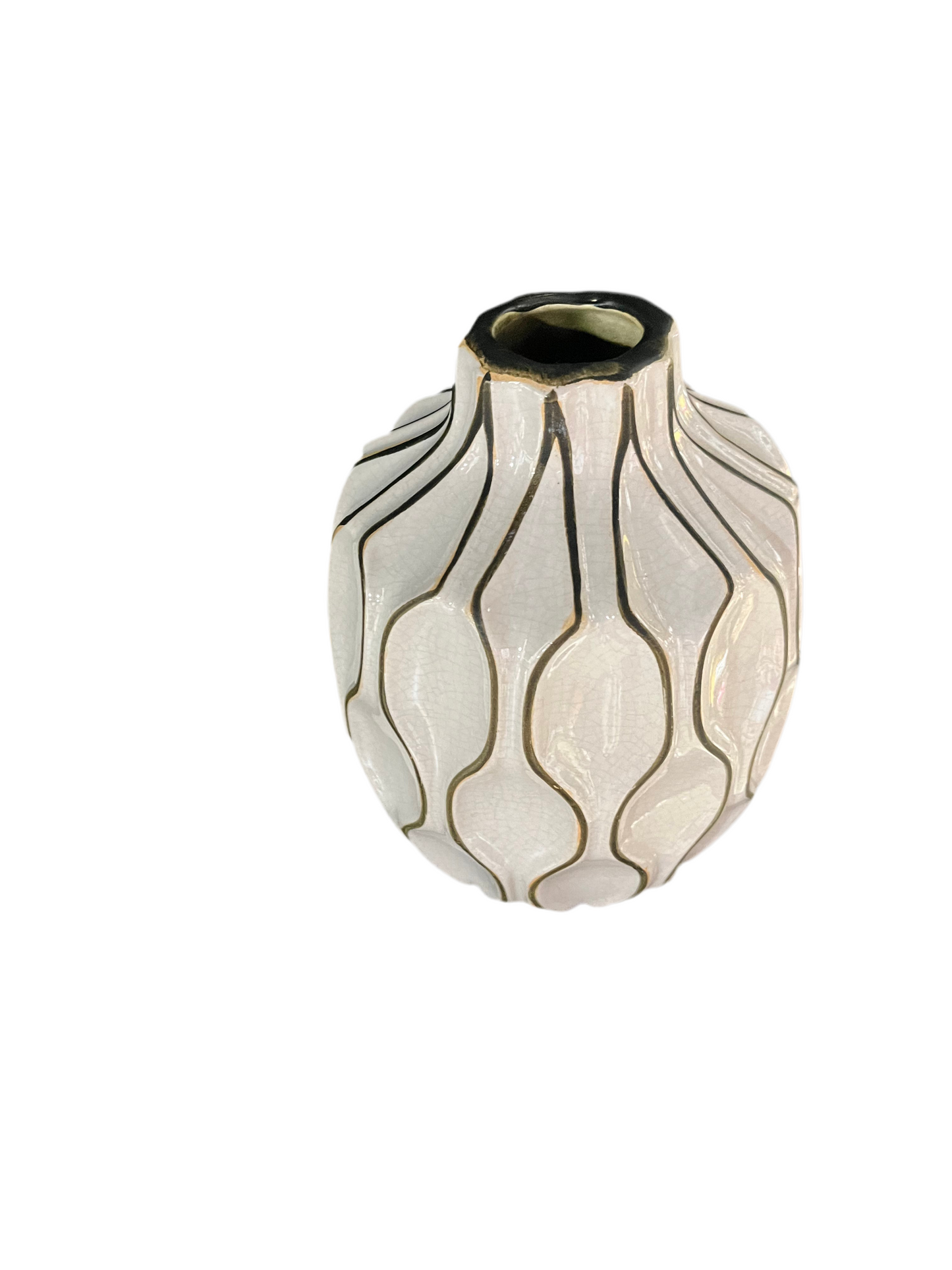 Small BoneWhite Decor Vase