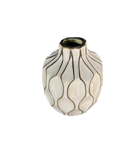 Small BoneWhite Decor Vase