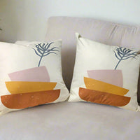 Abstract Plant Pillows (set of 2)