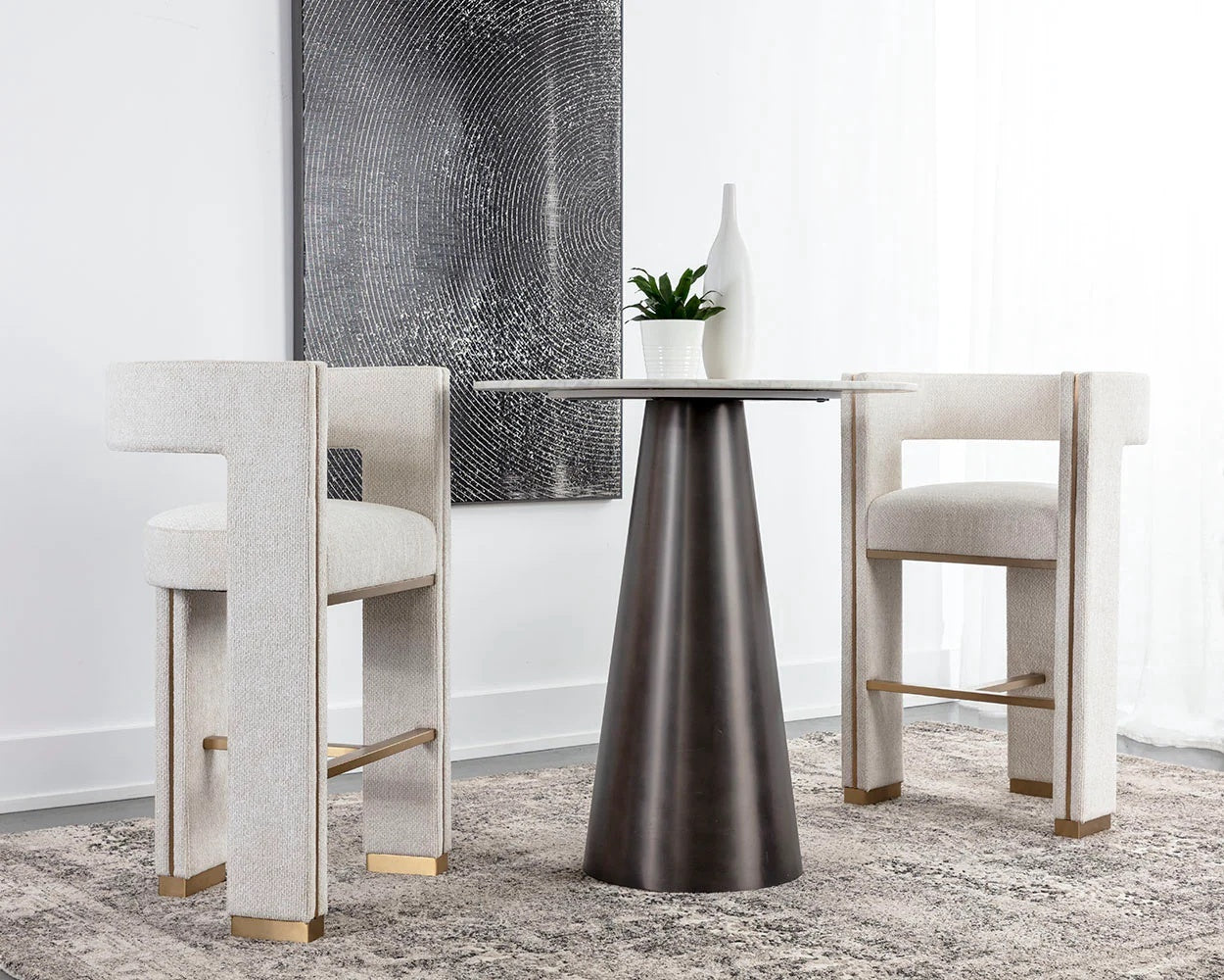 three legged modern bar stools for dining