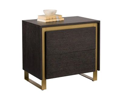 Alvaro Solid Oak Nightstand