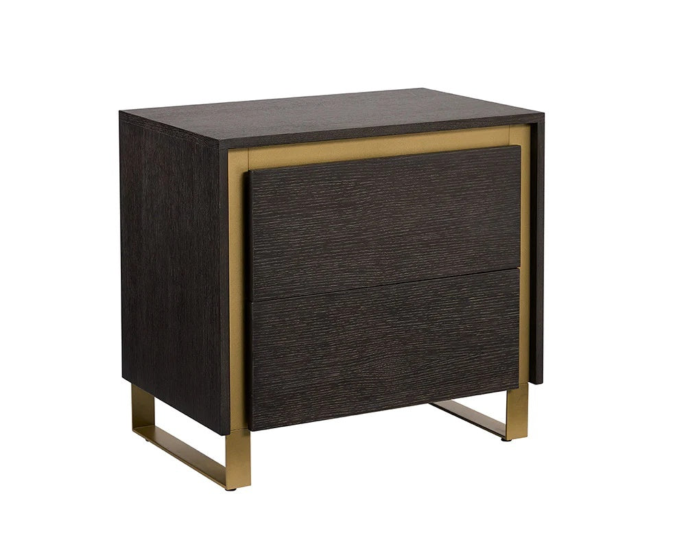 Alvaro Solid Oak Nightstand