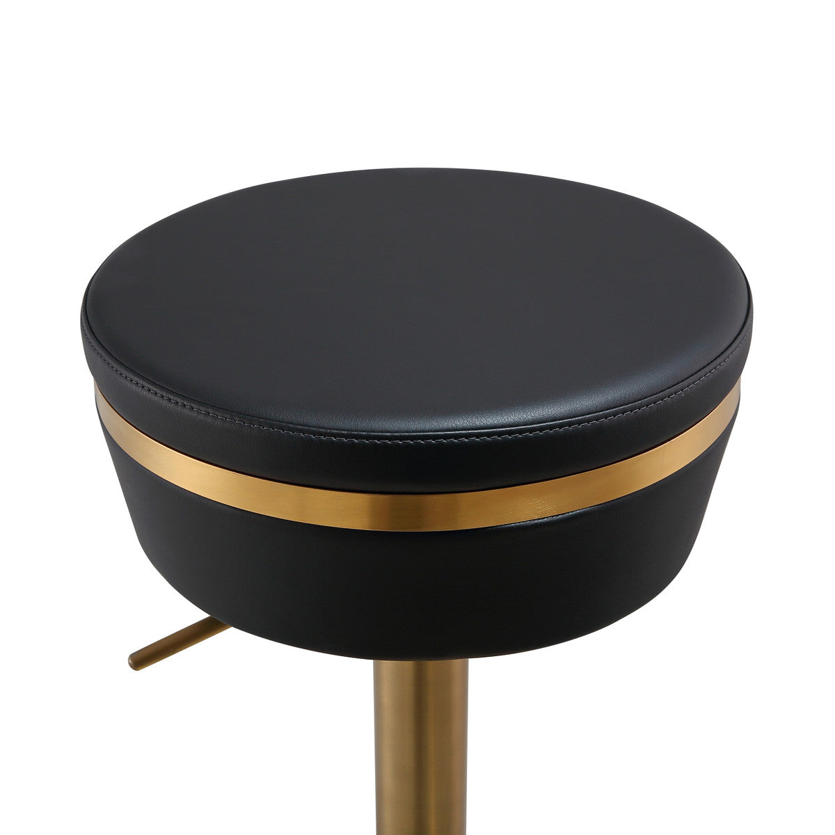 Astro Adjustable Bar Stool with faux leather