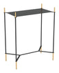 Austin Side Table Black & Gold