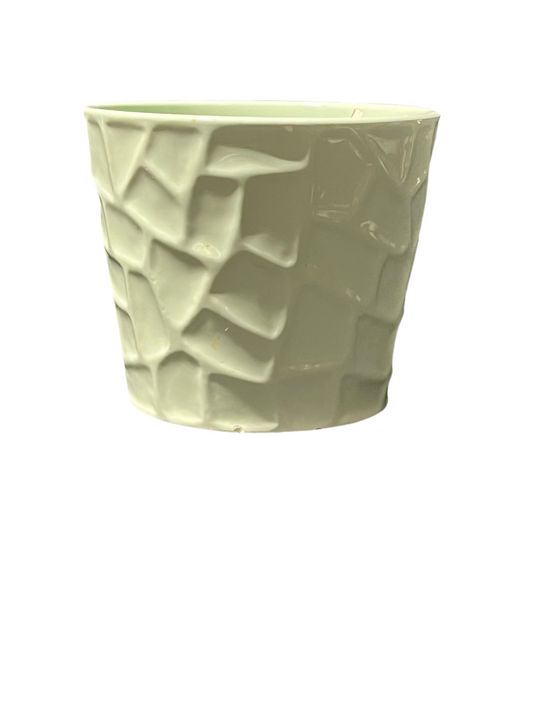 Small teal decor vase -8069