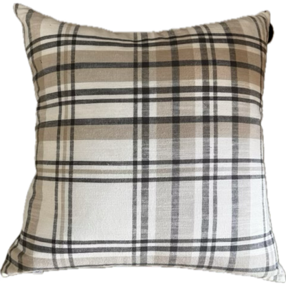 Plaid Euro Pillow- Open Box