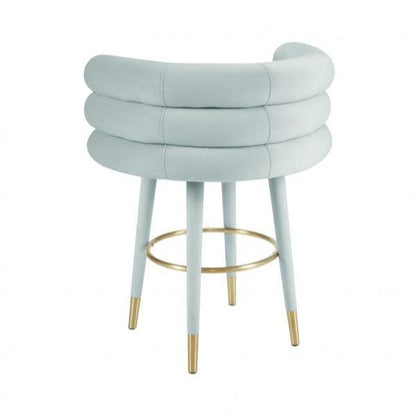 Betty Mint Green Velvet Counter Stools