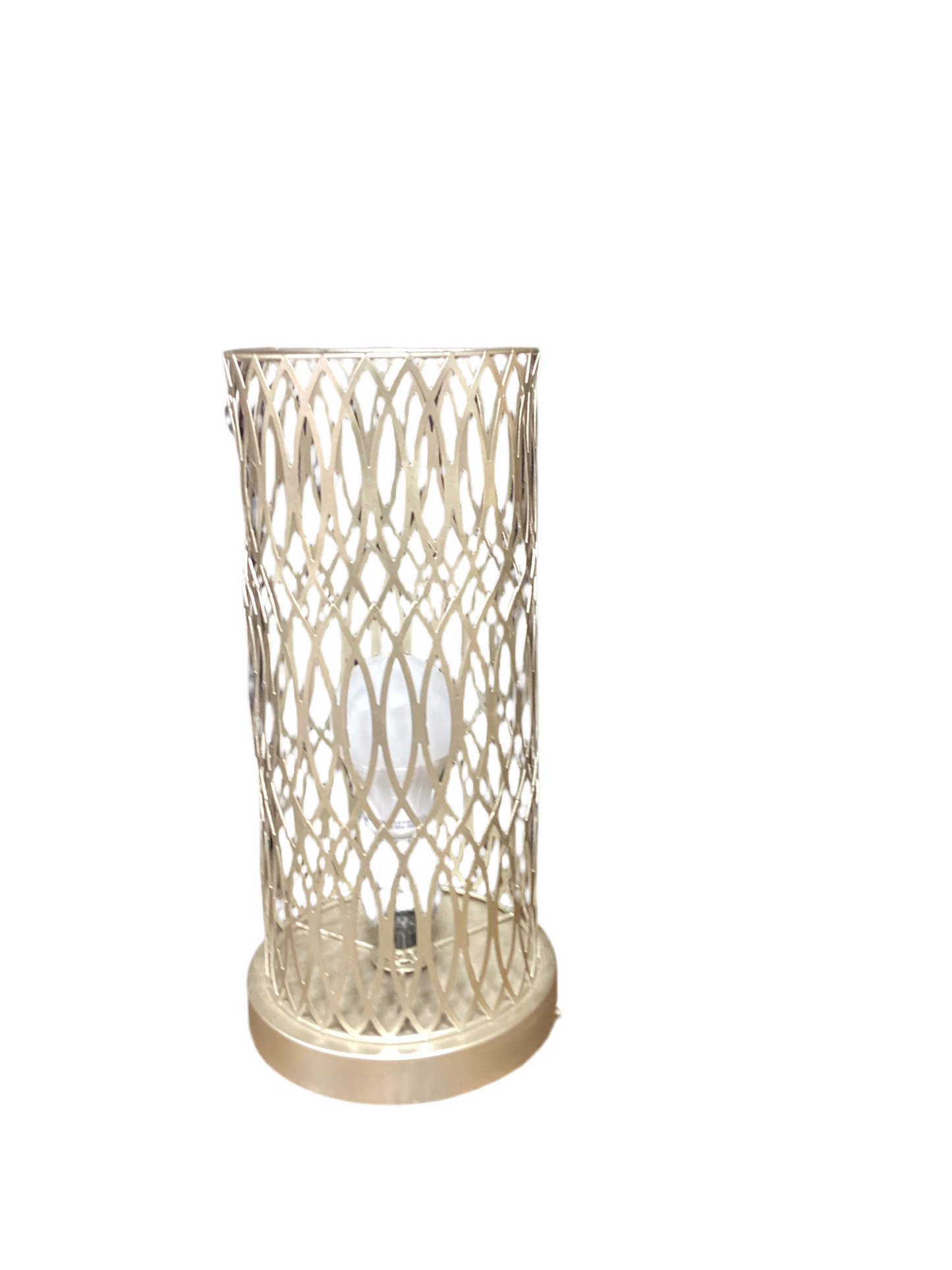 White & Gold lantern lamp