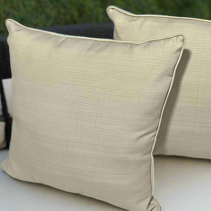 Beige Outdoor Pillows Set of 2- Local Pick Up Only