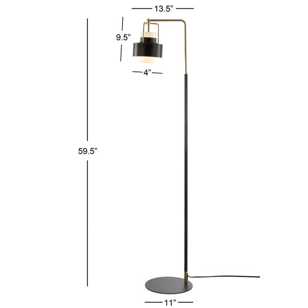 Black-Gold Floor Lamp