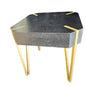 Black and Gold Accent Side Table- Local Pick Up Only