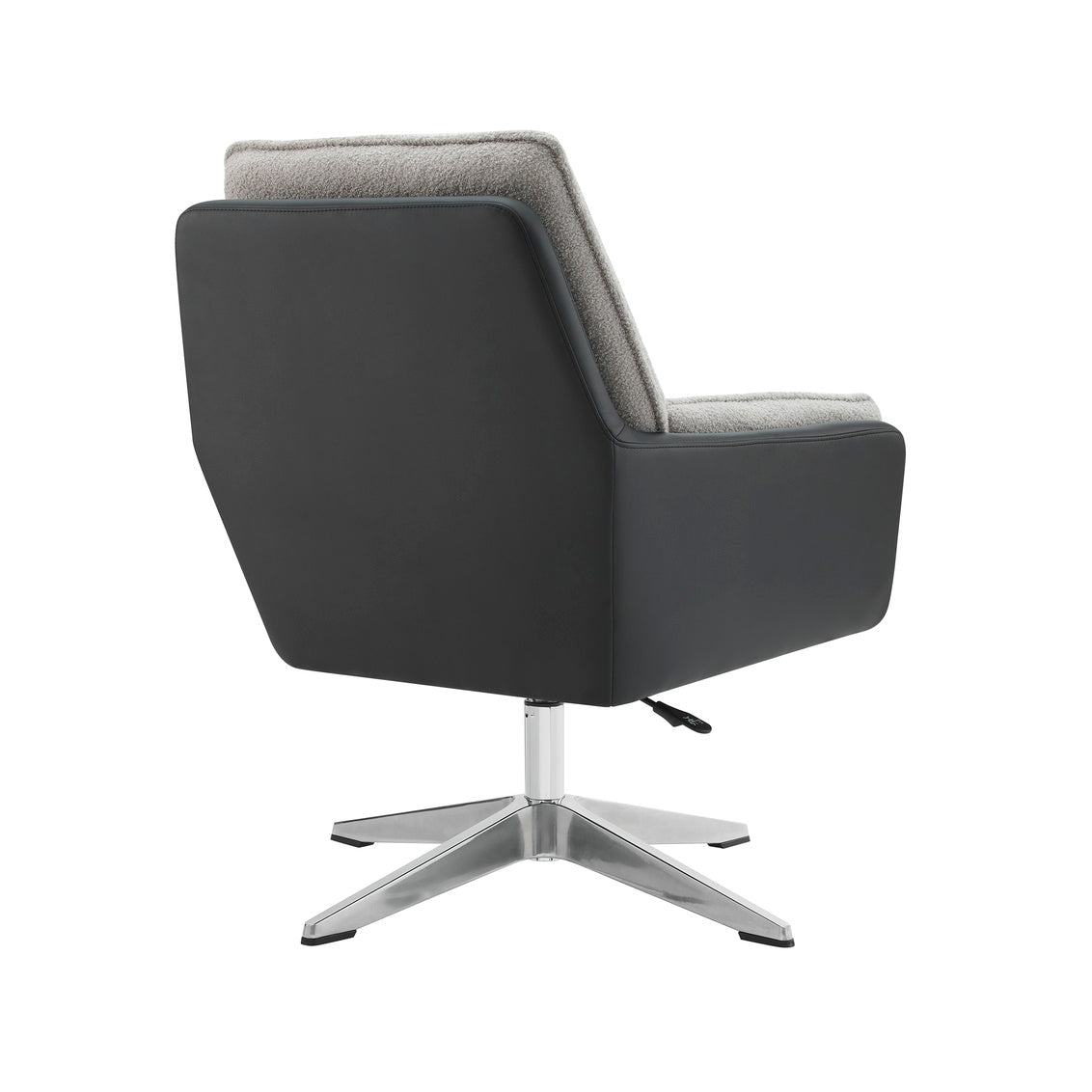 Blk Gry Swivel Accent Chair- Local Pick Up Only