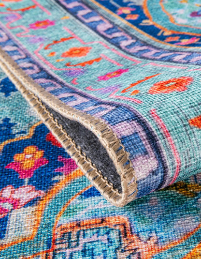 Timeless Round Rug Blue 7' 7 x 7' 7
